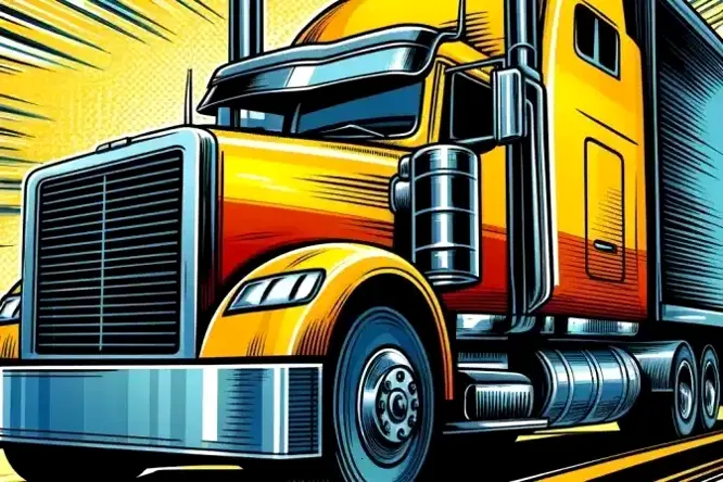 Фуры доставляют груз в Дербент