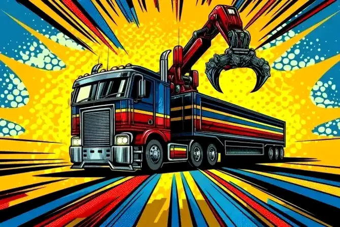 Грузоперевозки для магазинов на тягачах